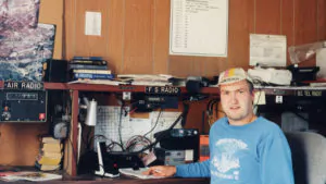 Radio shack at Haines Junction Forestry Office 1998